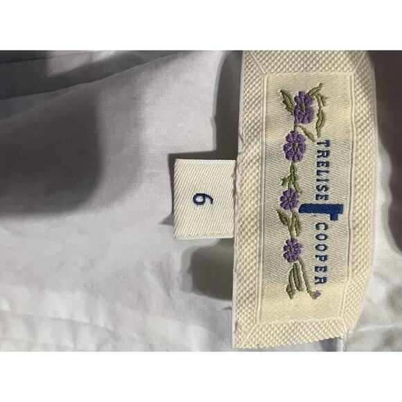 Trelise Cooper Victorian Principal Tabitha Cottagecore Button White Tunic Sz 6 - Picture 8 of 9